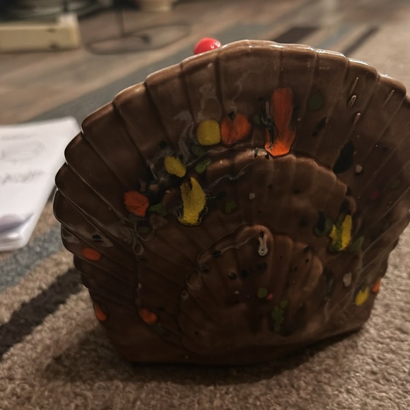 Vintage Ceramic Turkey 🦃 Napkin Holder - Picture 5 of 8